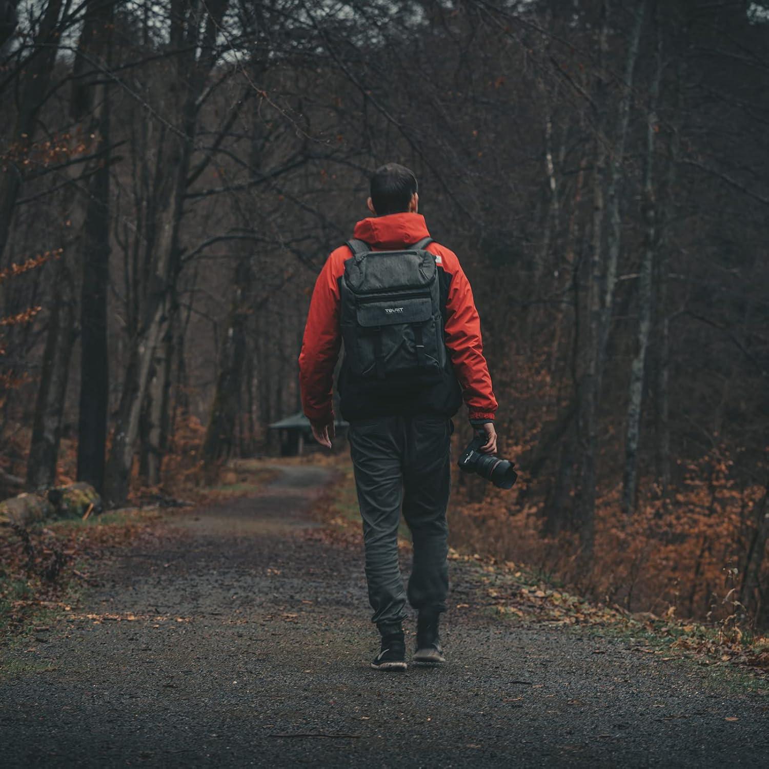 imageTOURIT Backpack Cooler Leak Proof 28 Cans Cooler Backpack Insulated Waterproof Cooler for Men and Women Picnic Hiking Work Trip