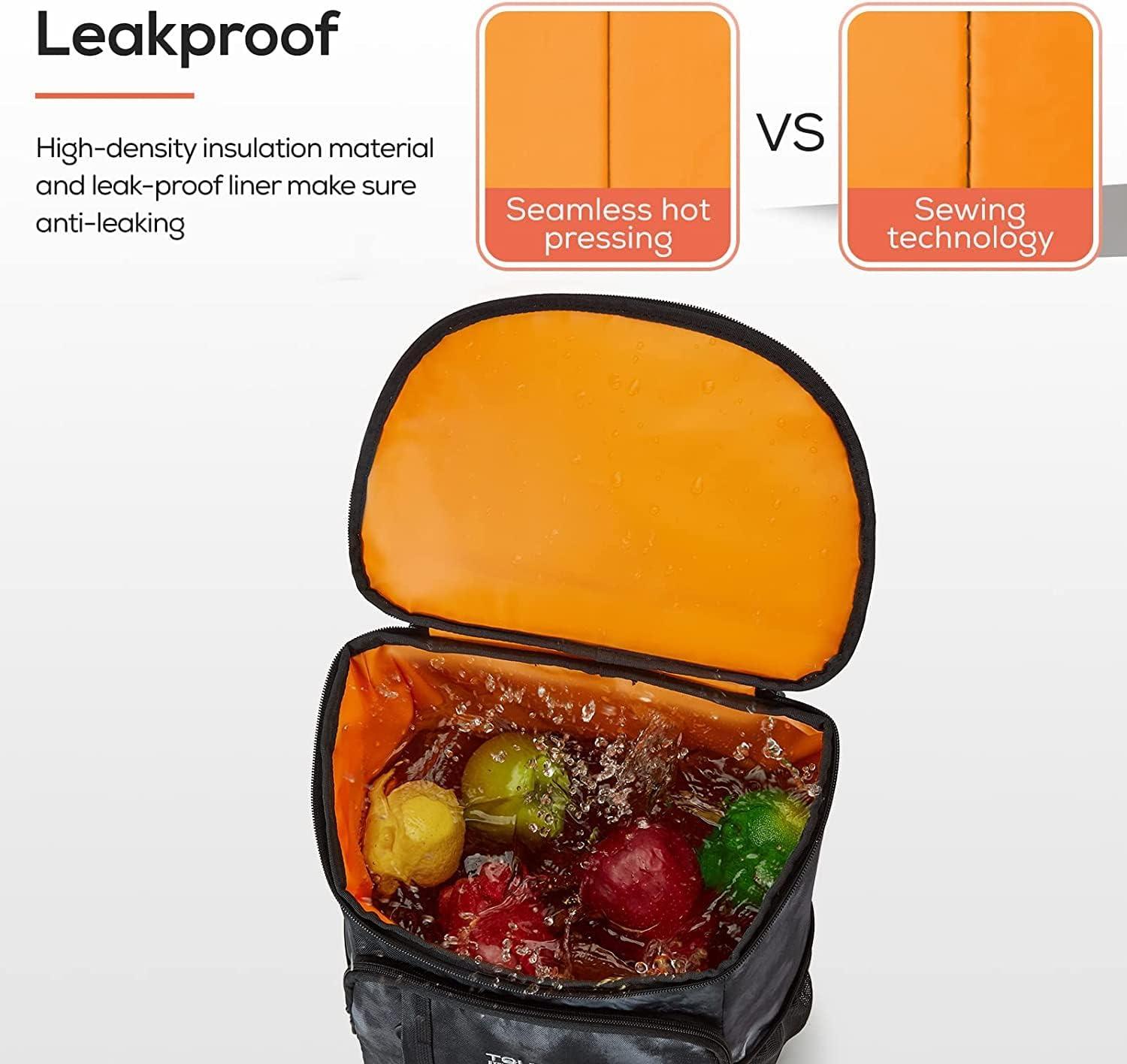 imageTOURIT Cooler Backpack 30 Cans Lightweight Insulated Backpack Cooler LeakProof for Men and WomenTieDyed Black