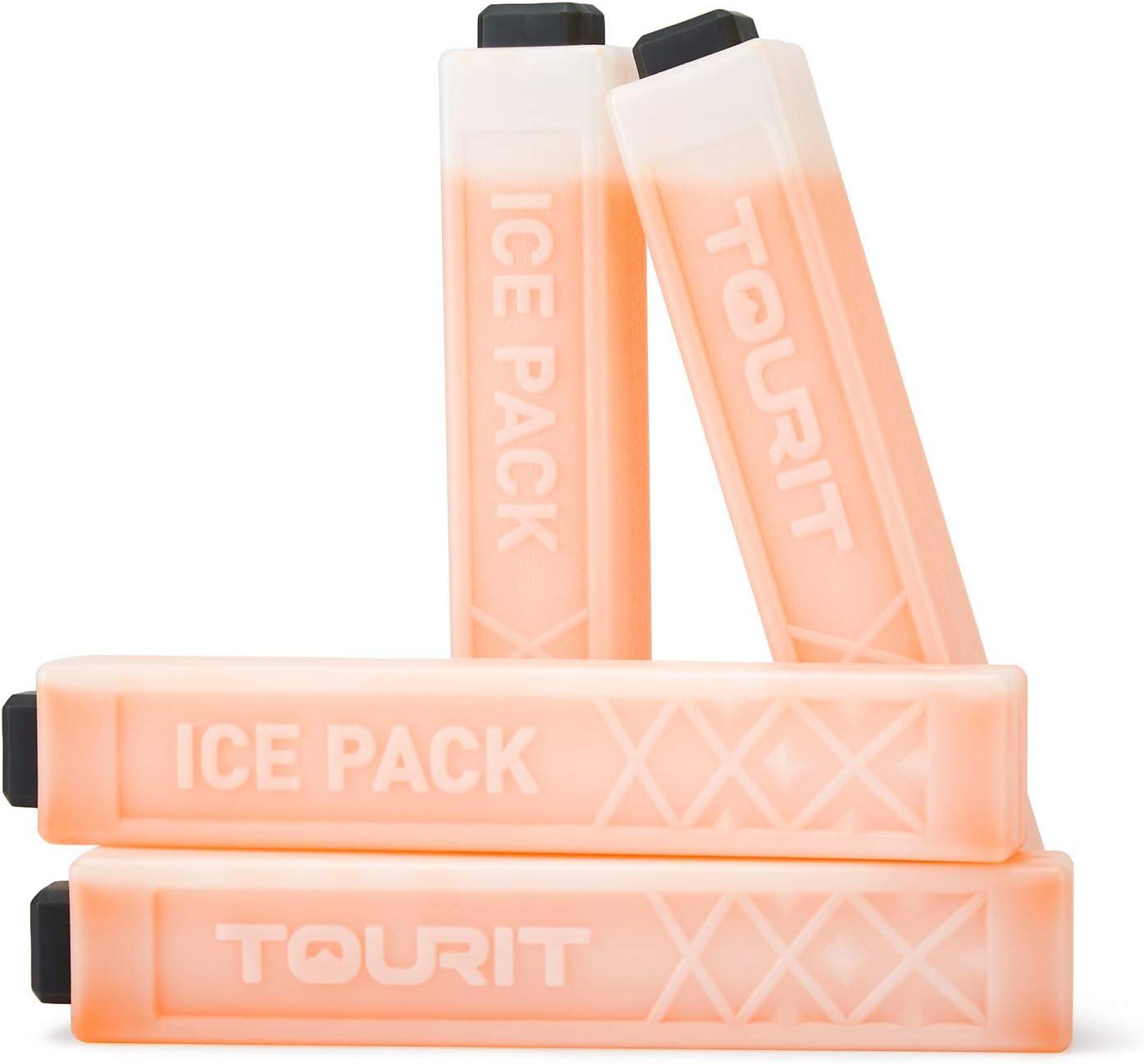 imageTOURIT Ice Packs for Coolers Reusable Long Lasting Freezer Packs for Lunch BagsBoxes Cooler BackpackLime