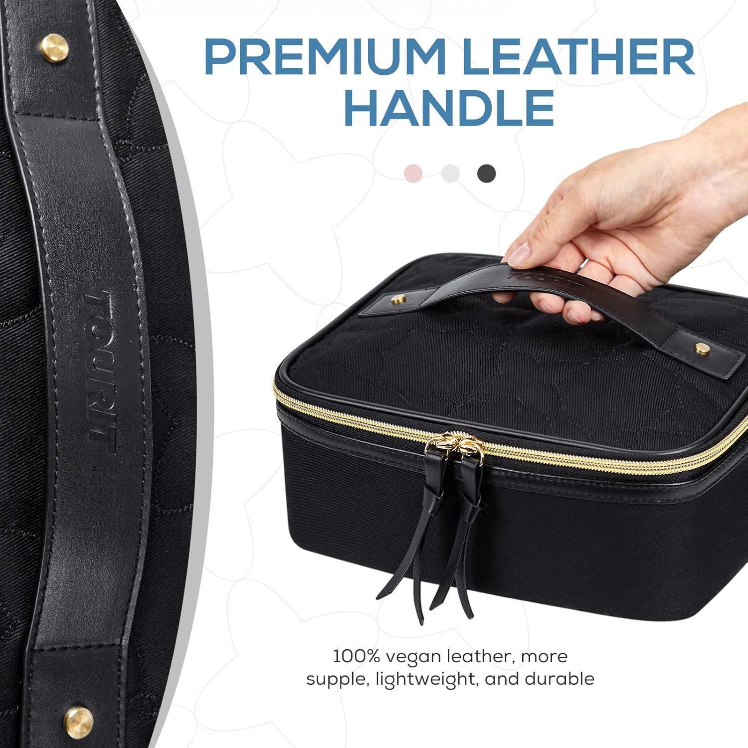 imageTOURIT Lunch Bag Women Insulated Portable Food Containers Small Lunch Box for Office Work PicnicBlack