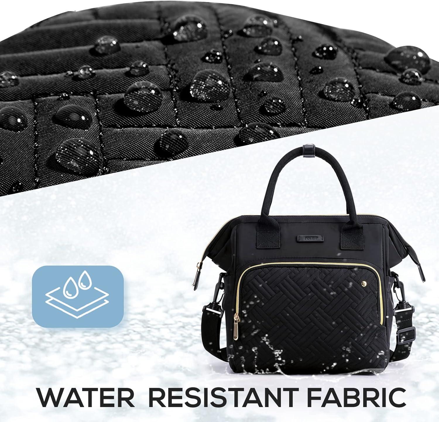 imageTOURIT Lunch Bag Women Large Insulated Lunch Box Portable Cooler Tote for Women Men Work Picnic BlackBlack