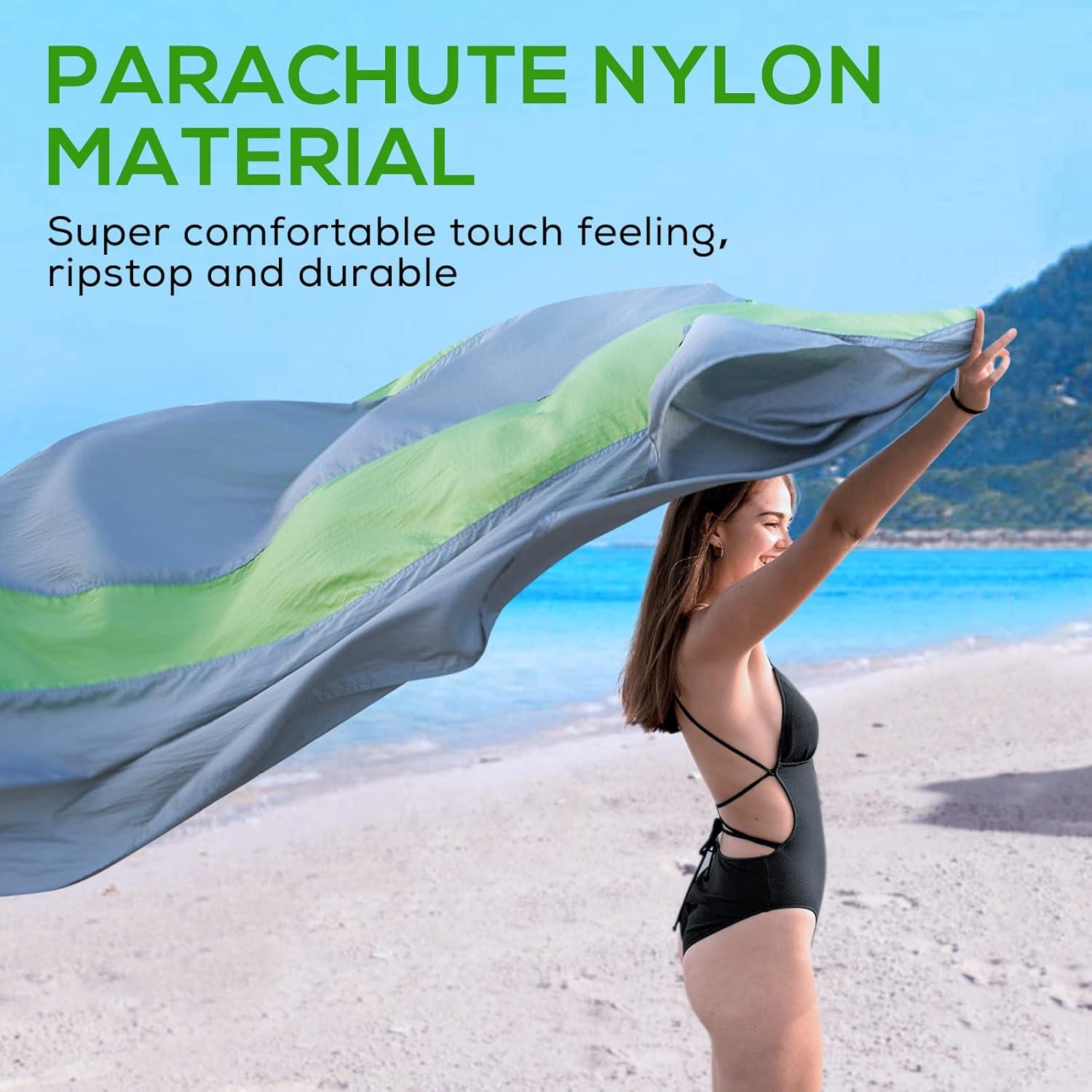 imageTOURIT Sandproof Beach Blanket Waterproof Beach Mat 122quotx110quot Oversized for 48 Adults