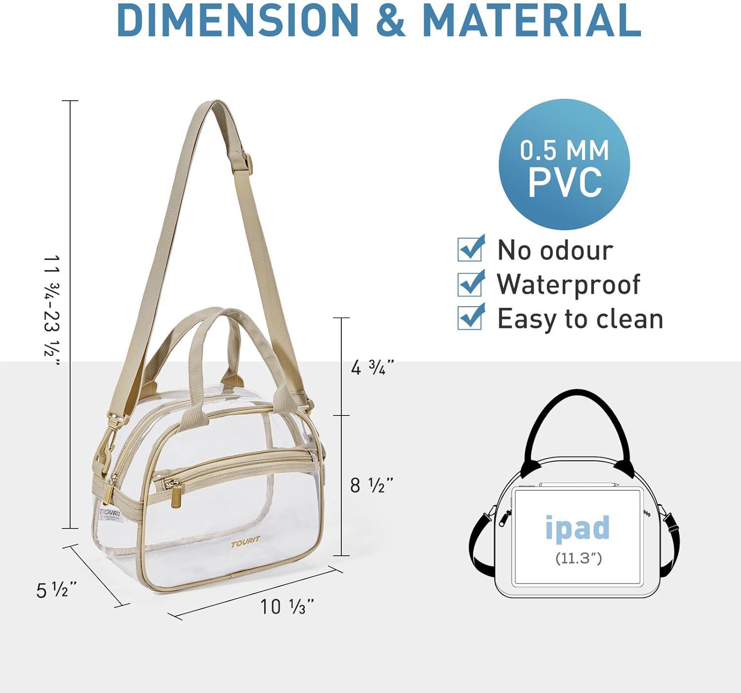 imageTOURIT Womens Insulated Lunch Bag Thermal Reusable Tote for Work Picnic Beige02Camel