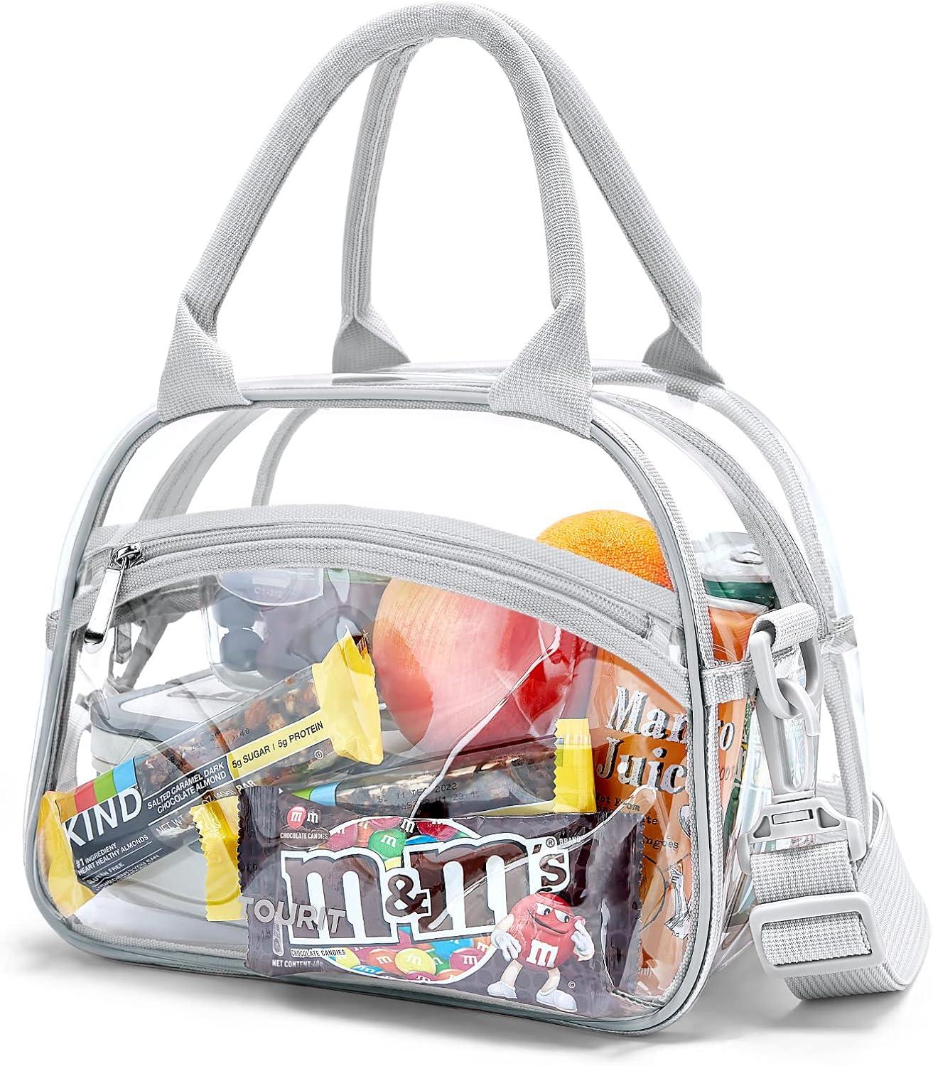 imageTOURIT Womens Insulated Lunch Bag Thermal Reusable Tote for Work Picnic Beige05Gray