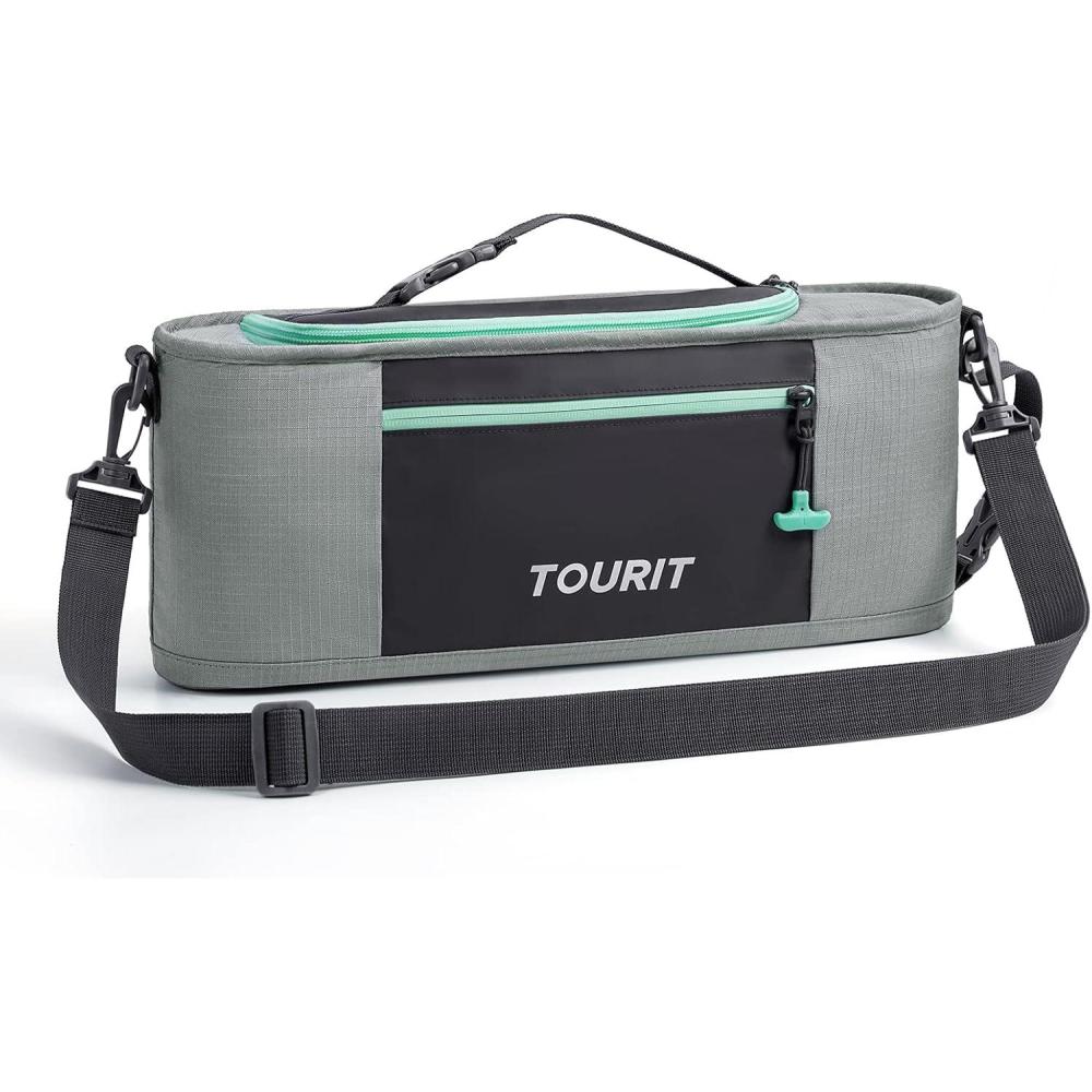 imageTOURIT Cooler Bag  6Can Insulated Sleeve Small Soft Golf Accessories for Men Fits Discreetly in Golf BagGrey