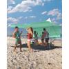 imageTOURIT Beach Tent Sun Shelter 11x11ft UPF50 Protection Beach Canopy Tent Sun Shade with Windproof Design Outdoor Canopy for Camping Fishing Backyard BlueGreen