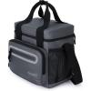 imageTOURIT Large Lunch Bag 14L Insulated Lunch Box Lunch Cooler for Men Women Work BlackADark Gray