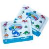 imageTOURIT Reusable Soft Kids Ice Packs for Lunch Box Lunch Bags and Cooler BPA Free Slim and Keep Food Cold Long Super Cute Ice Packs Easy to Clean 2 Packs Blue Dinosaur