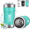 imageTOURIT Slim Can Cooler 12 oz 4 in 1 DoubleWalled Stainless Steel Insulator for Beer ampamp Hard Seltzer Cans