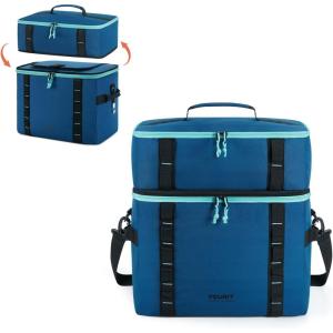 TOURIT Cooler Bag 69 Cans Insulated Soft Cooler Large Collapsible Cooler Bag Lunch Coolers for Picnic, Beach, Work, Trip(Dark Blue)