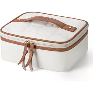 TOURIT Lunch Bag Women Insulated Portable Food Containers Small Lunch Box for Office, Work, Picnic(Brown+Beige)