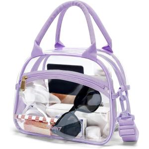 TOURIT Womens Insulated Lunch Bag Thermal Reusable Tote for Work Picnic, Beige(04-Purple)