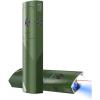 imageTOURIT Flat EDC Flashlight 1000 Lumens Rechargeable Flashlight with Red Beam UV Light Compact Pocket Flashlight LED Flashlight with Magnetic Base GreenGreen