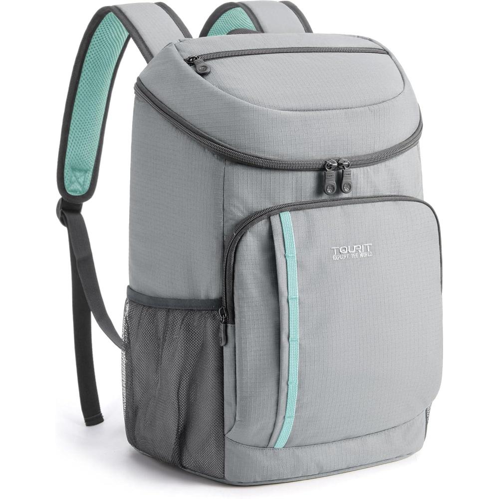 image:imageTOURIT Cooler Backpack Lightweight Insulated Backpack Cooler LeakProof for Men and Women Sports Fan Coolers01Grey