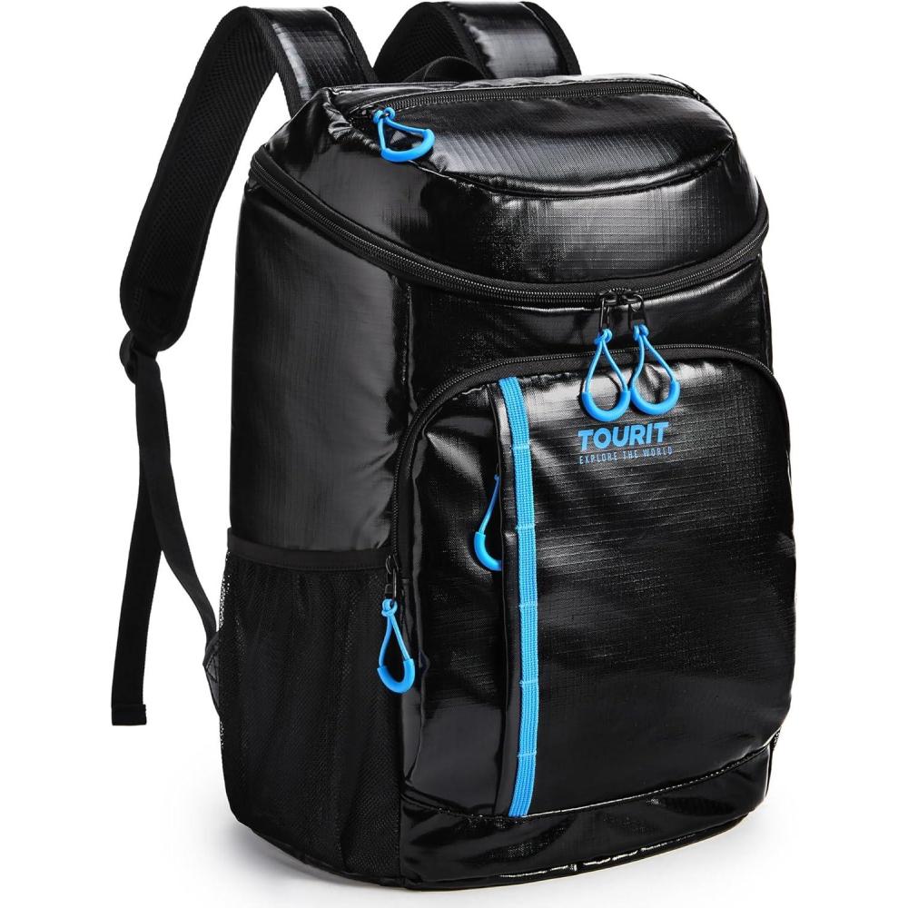 image:imageTOURIT Cooler Backpack Lightweight Insulated Backpack Cooler LeakProof for Men and Women Sports Fan Coolers02Black