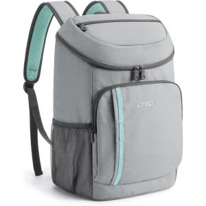 TOURIT Cooler Backpack Lightweight Insulated Backpack Cooler Leak-Proof for Men and Women, Sports Fan Coolers(01-Grey)