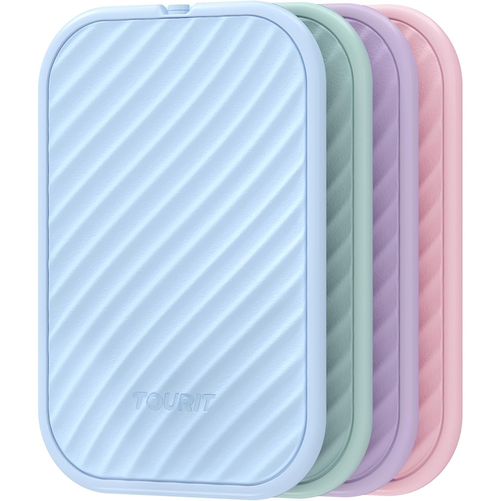 image:imageTOURIT Slim Ice Packs for Lunch Boxes and Coolers 4 Pack Reusable Lunch Box Cooler Ice Packs Long Lasting BPAFree NonToxic Freezer Packs for Lunch Bags Travel Picnic or CampingMorandi